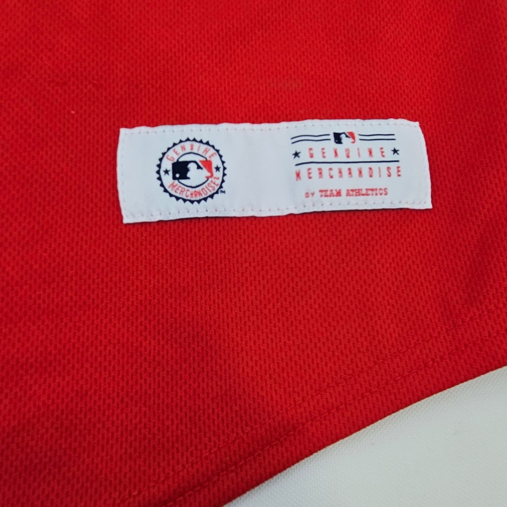 St Louis Cardinals Yadier Molina 4 Youth XL Red Baseball Jersey Team Athletics - Picture 2 of 10